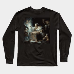 Unleashing the Truth Behind Pandora's Box: The Story of the First Woman on Earth Long Sleeve T-Shirt